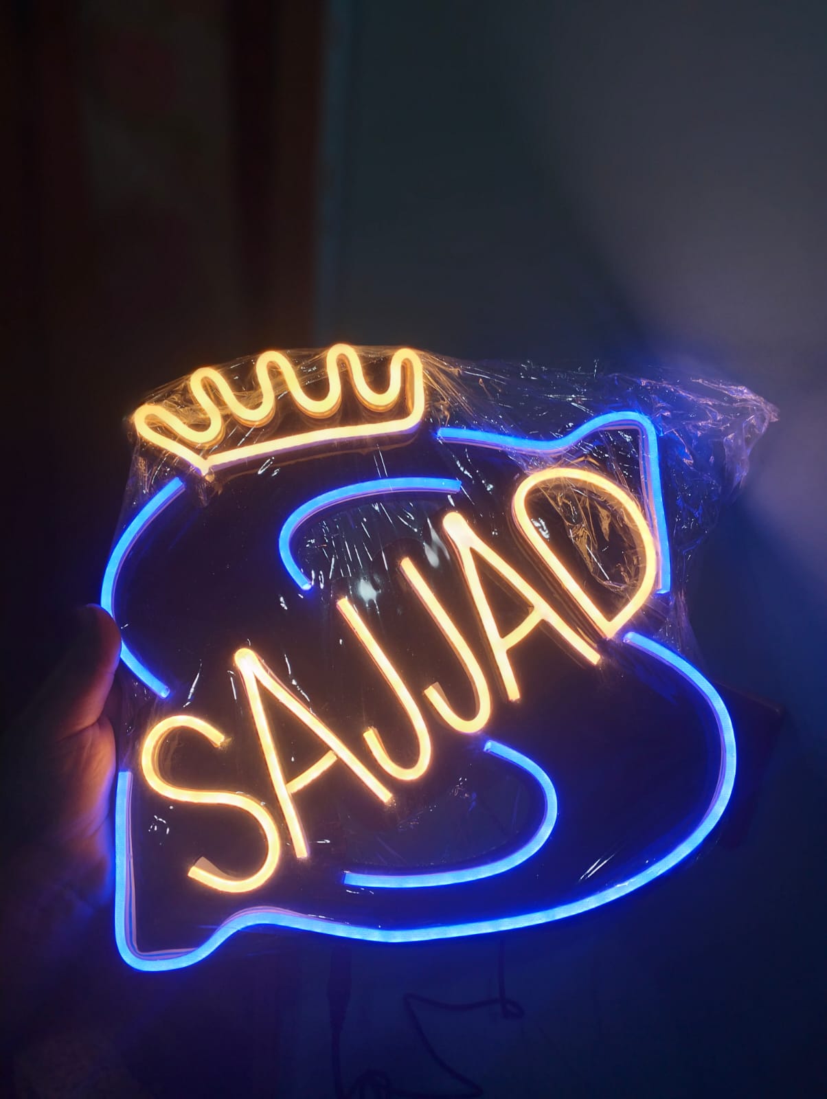 Customise Alphabet Name Neon