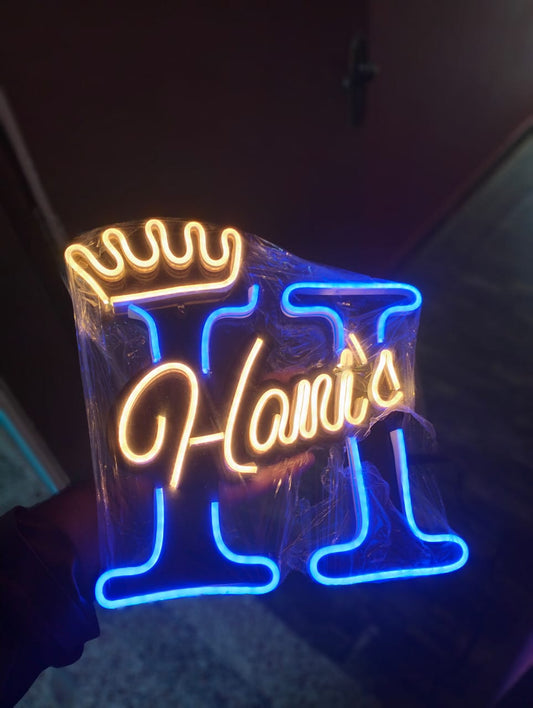 Customise Alphabet Name Neon