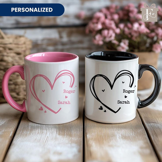 Customise High Quality Couple Pair Mug