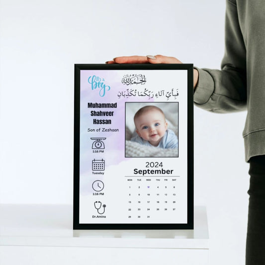 Customise New A4 Size Baby Frame
