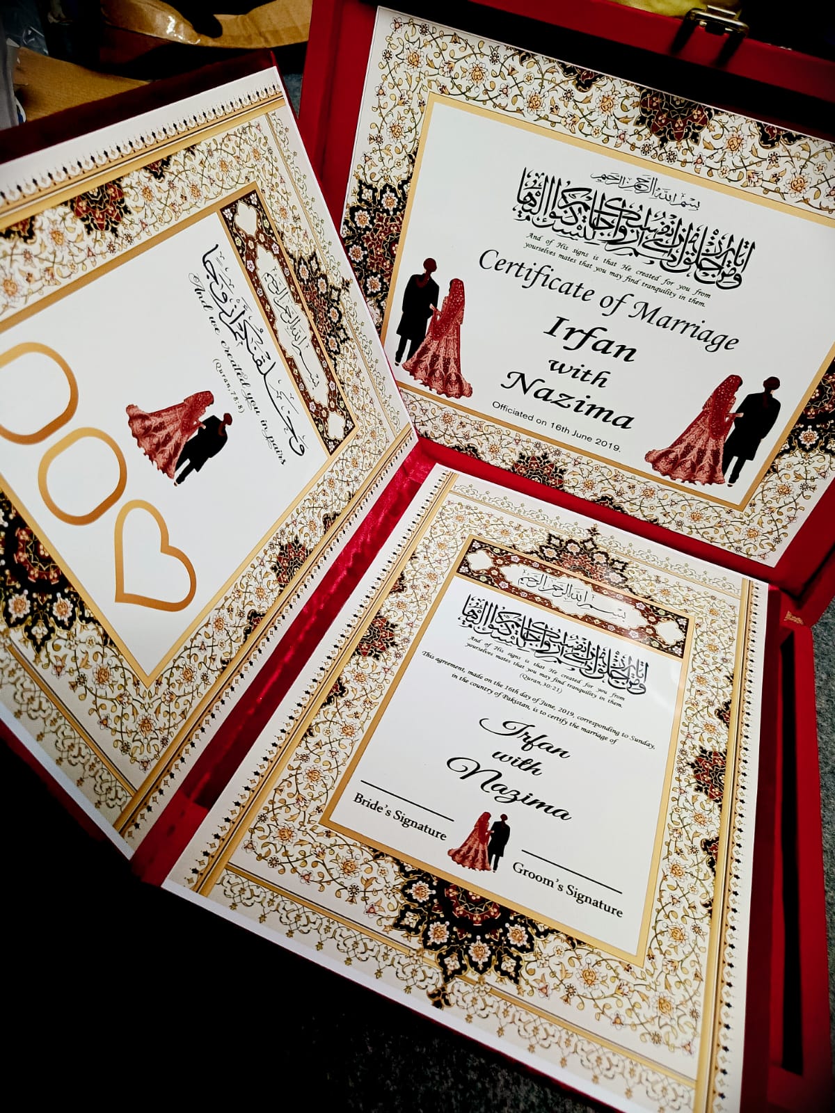 Customise Nikkah Booklet with Box