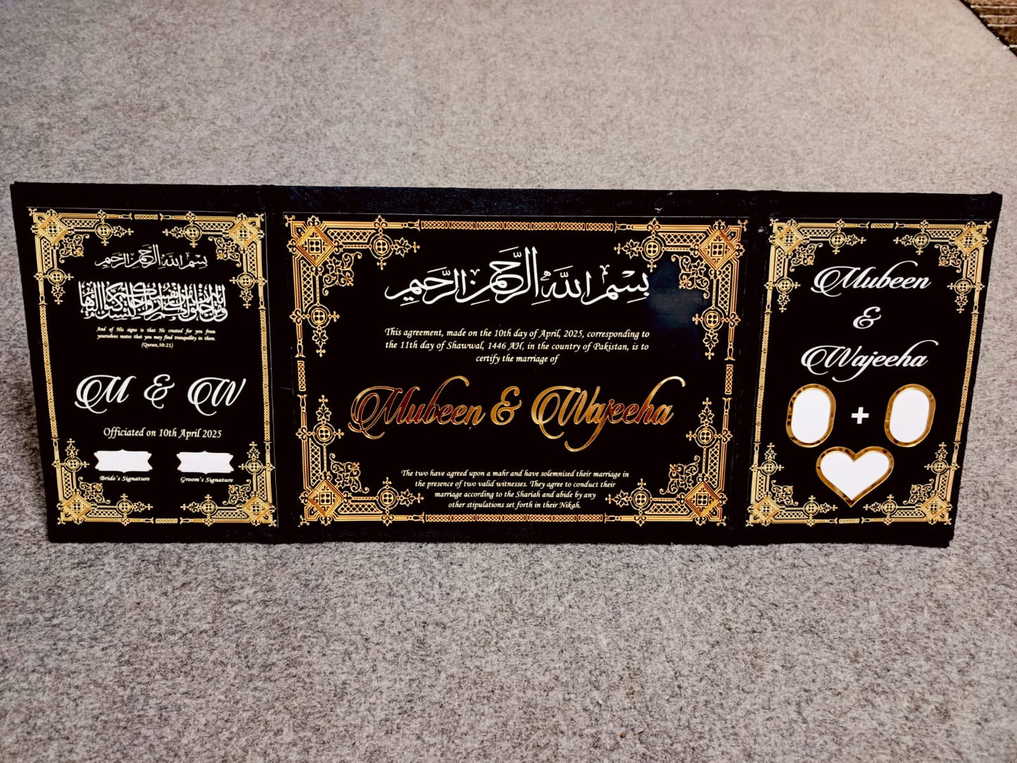 Customise 3 Layer's Booklet With Box Real Pic Attached!