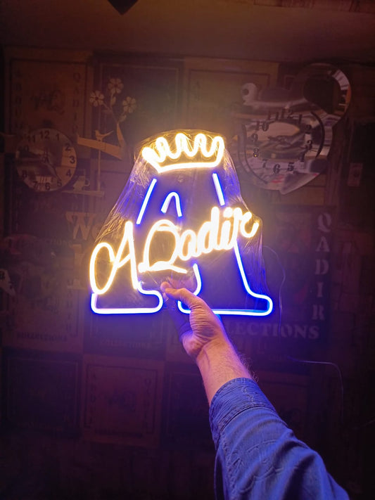 Customise Alphabet Name Neon